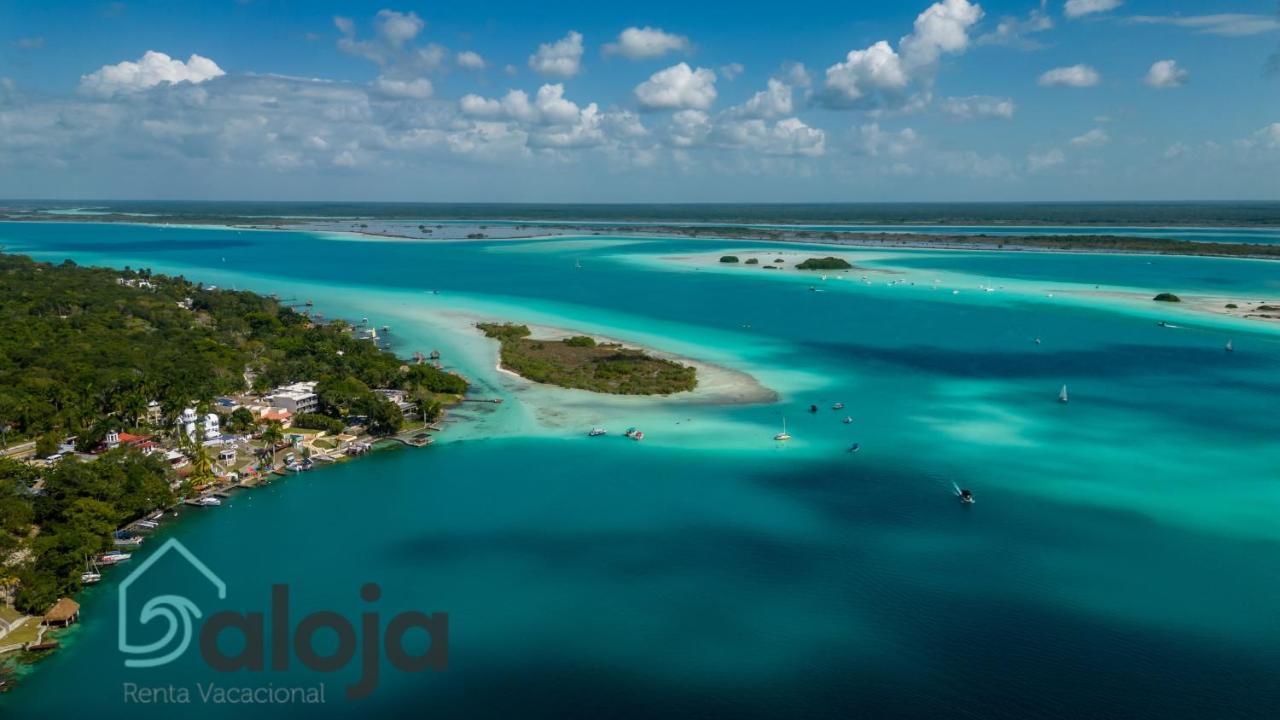 Villa Xtohil With Private Access To The Magic 7 Colors Lagoon Bacalar Eksteriør bilde