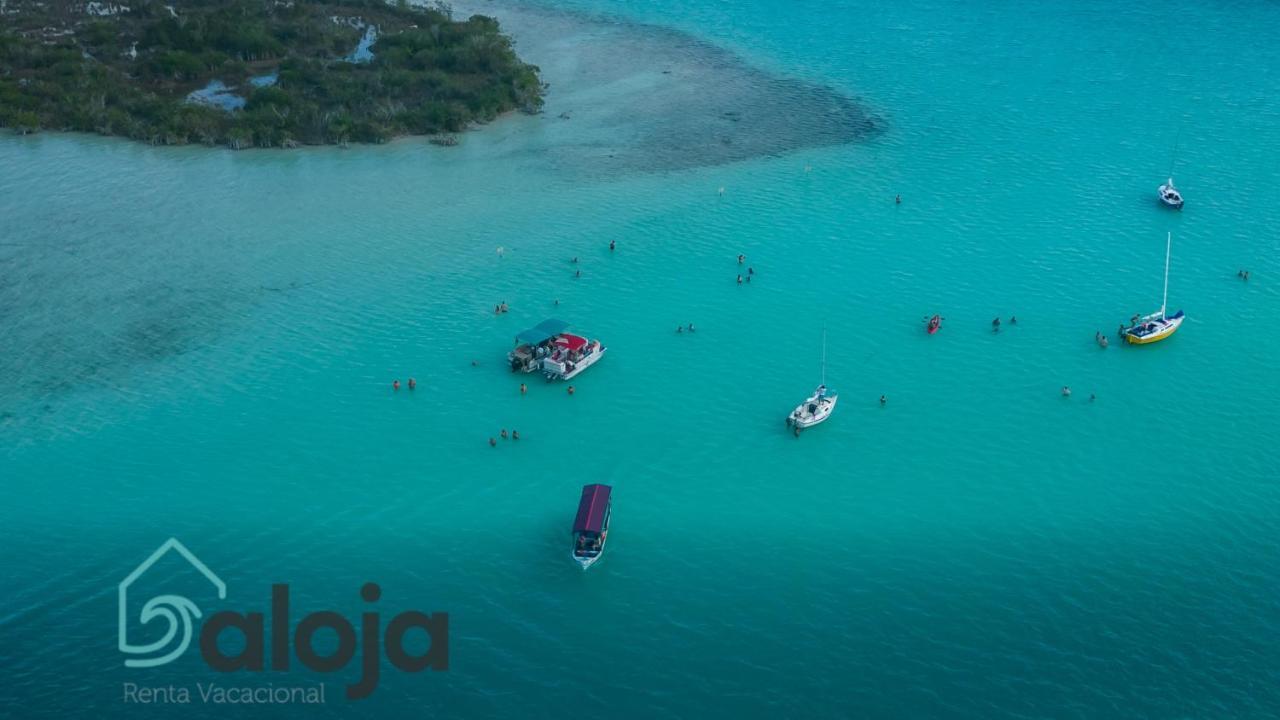 Villa Xtohil With Private Access To The Magic 7 Colors Lagoon Bacalar Eksteriør bilde