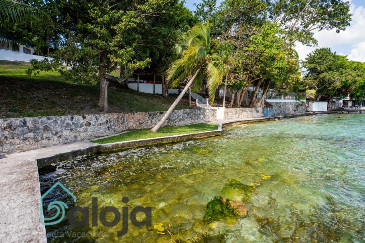 Villa Xtohil With Private Access To The Magic 7 Colors Lagoon Bacalar Eksteriør bilde