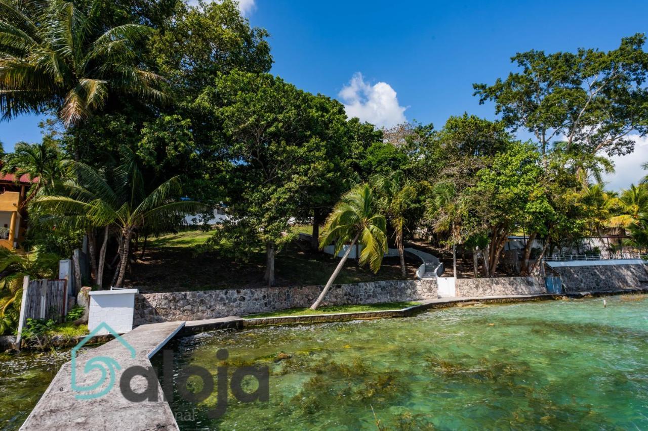 Villa Xtohil With Private Access To The Magic 7 Colors Lagoon Bacalar Eksteriør bilde