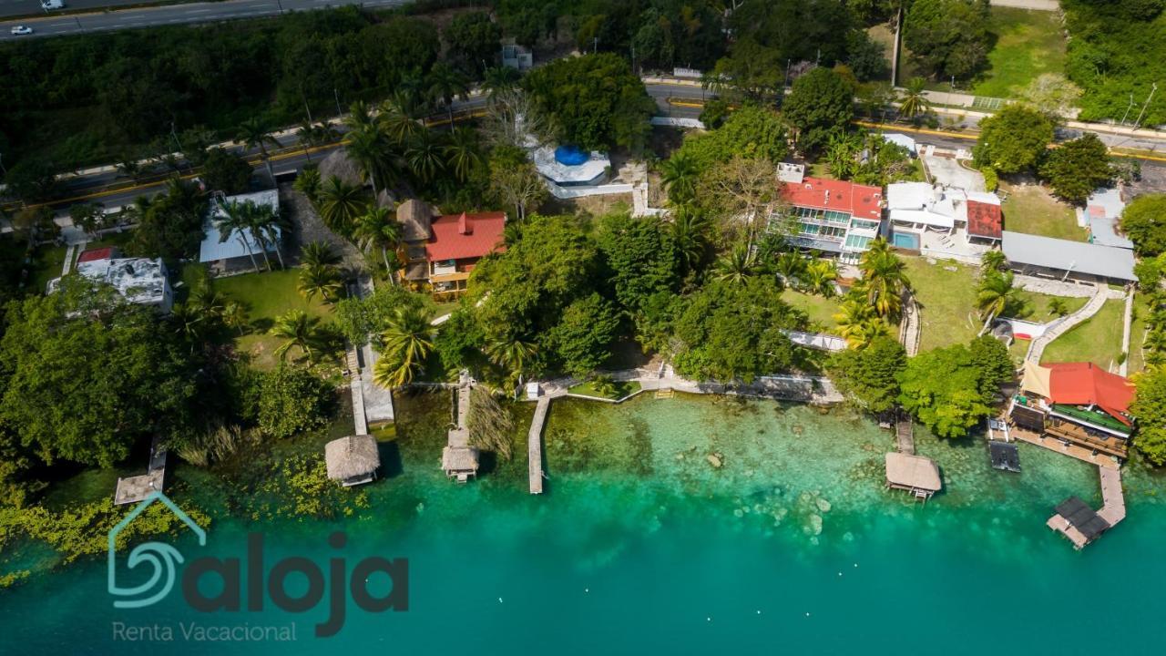 Villa Xtohil With Private Access To The Magic 7 Colors Lagoon Bacalar Eksteriør bilde