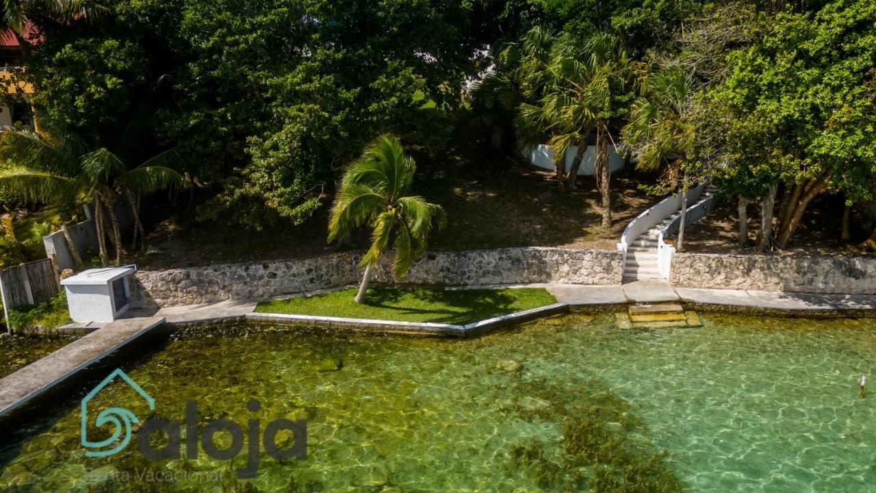 Villa Xtohil With Private Access To The Magic 7 Colors Lagoon Bacalar Eksteriør bilde