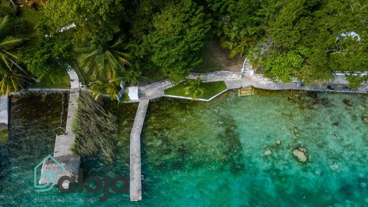 Villa Xtohil With Private Access To The Magic 7 Colors Lagoon Bacalar Eksteriør bilde