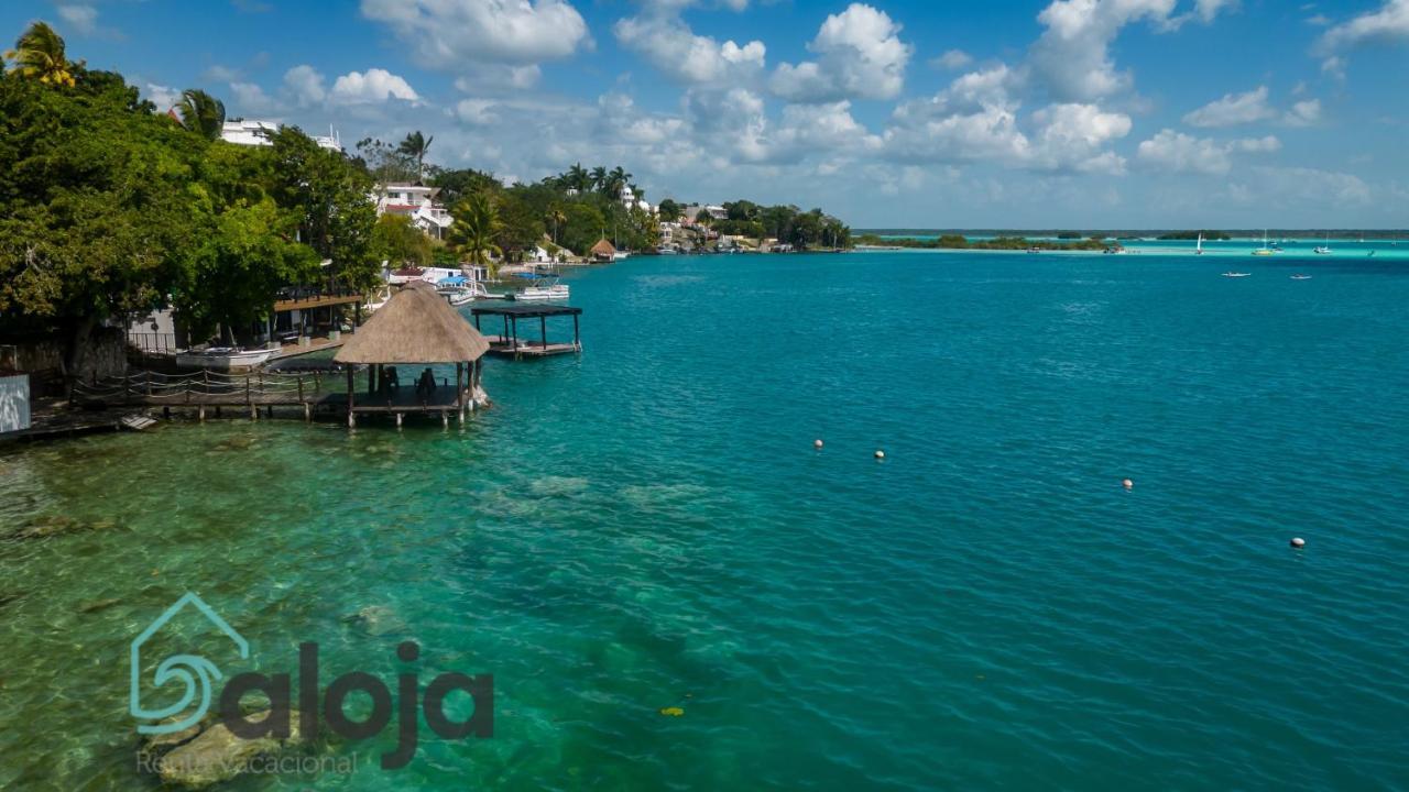 Villa Xtohil With Private Access To The Magic 7 Colors Lagoon Bacalar Eksteriør bilde