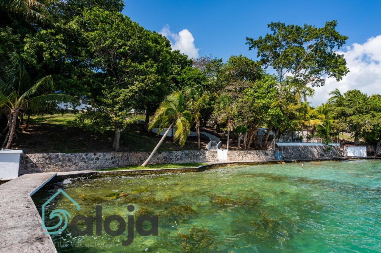Villa Xtohil With Private Access To The Magic 7 Colors Lagoon Bacalar Eksteriør bilde