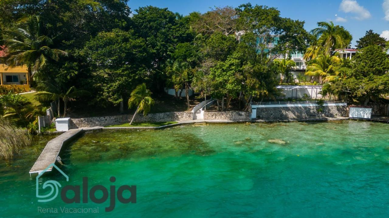 Villa Xtohil With Private Access To The Magic 7 Colors Lagoon Bacalar Eksteriør bilde