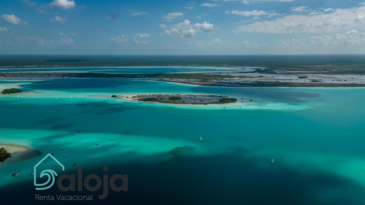 Villa Xtohil With Private Access To The Magic 7 Colors Lagoon Bacalar Eksteriør bilde